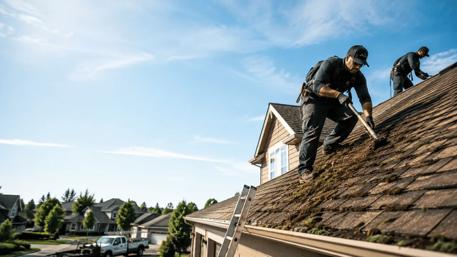 Roof Moss Removal in Ashwaubenon, WI near me